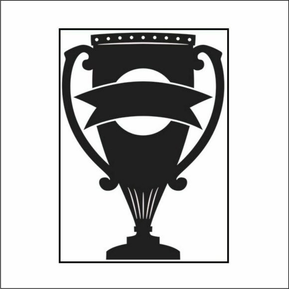 Darice Embossing Folder Trophy Scrapbook Paper Crafts Card Making - Picture 1 of 6